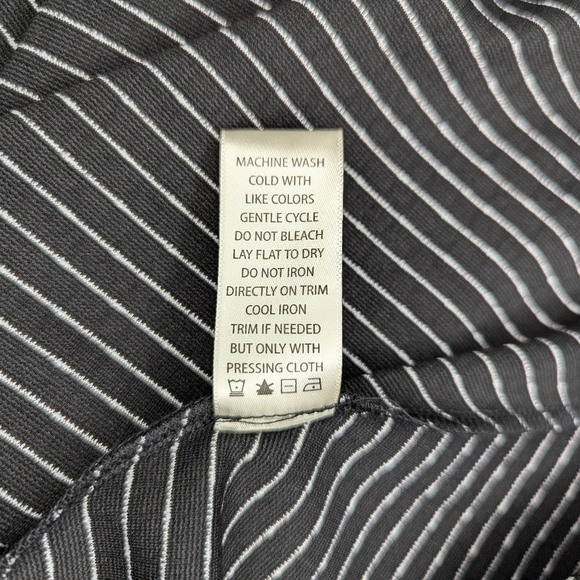 NWT Max Studio Women's A line Polka Dot Dress, Black White, Sz Large - Picture 7 of 11